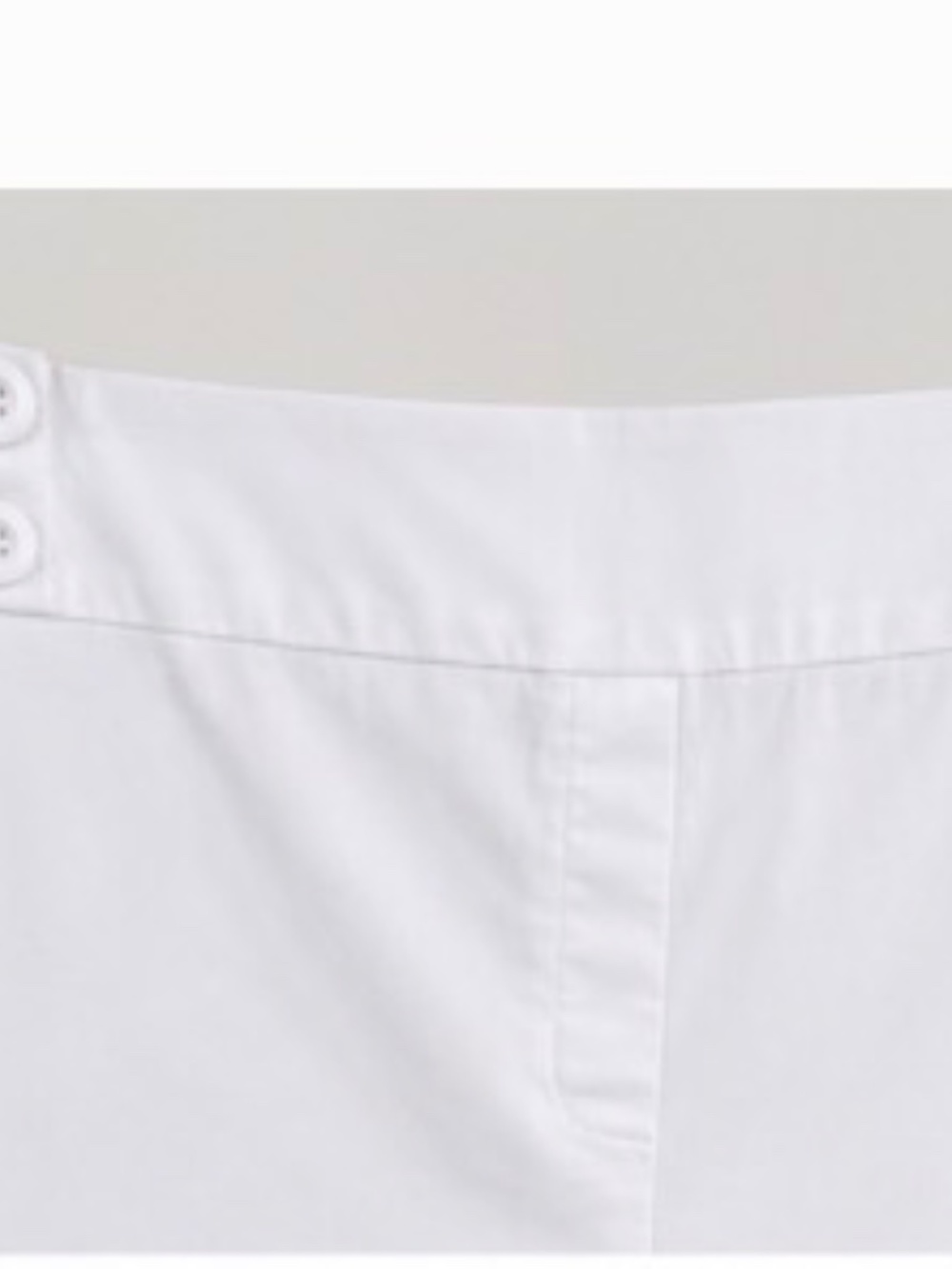 Rekucci White Pull-On Capri Pants Women's 18 Tall - Picture 3 of 5